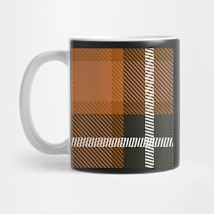 Orange Plaid Mug